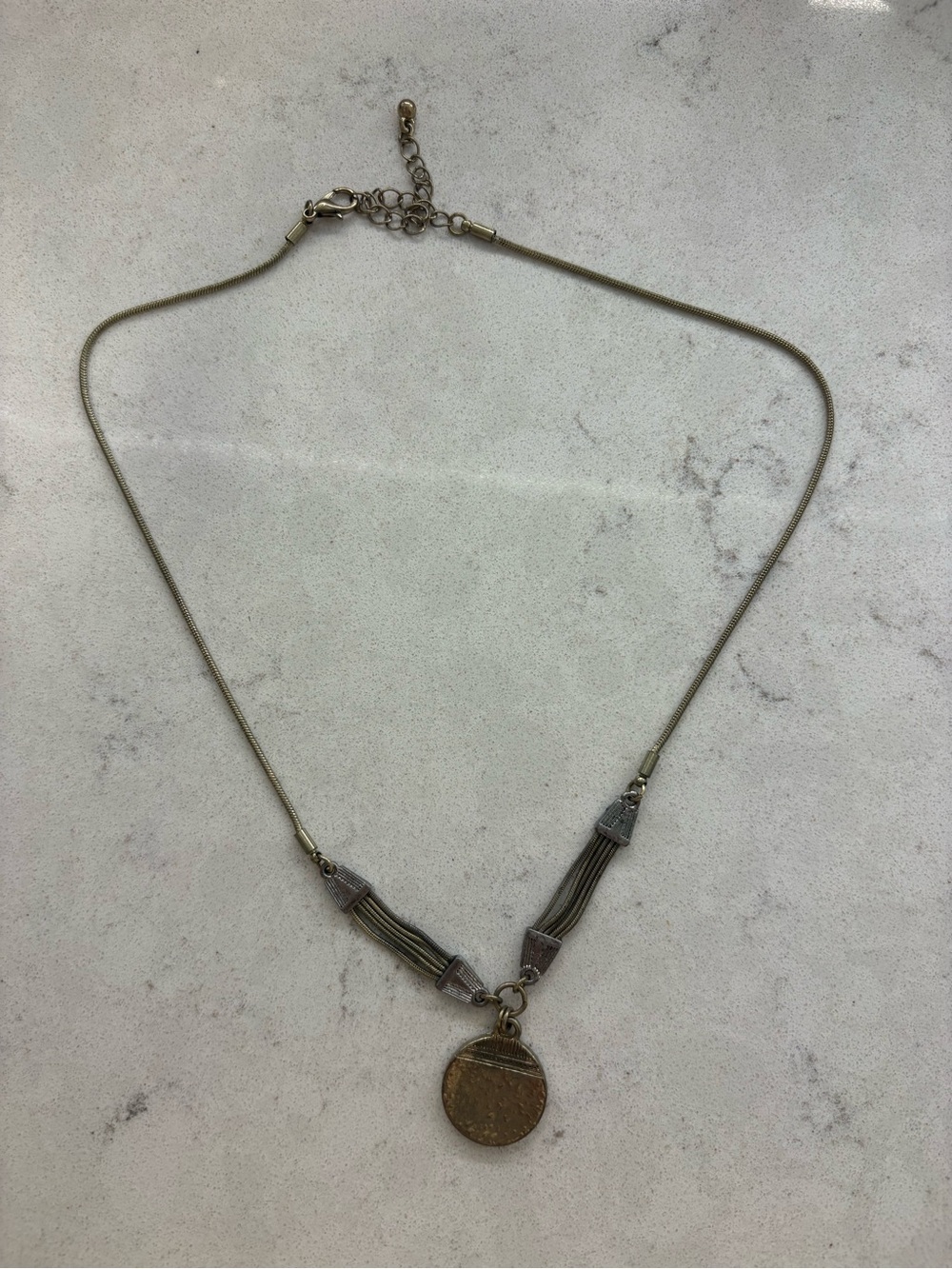 Gold-Tone Pendant Necklace